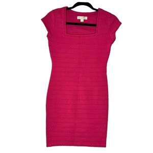 NICKI MINAJ Fitted Barbiecore Bodycon Club Party Cocktail Sexy Mini Dress Small